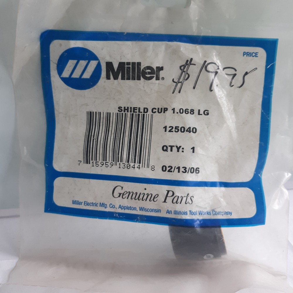 Miller 125040 Shield Cup 1.068