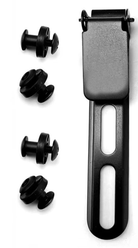 Fixed Blade Clip for Belt-Less Pocket edc Carry for Kydex Leather Sheath Pocket