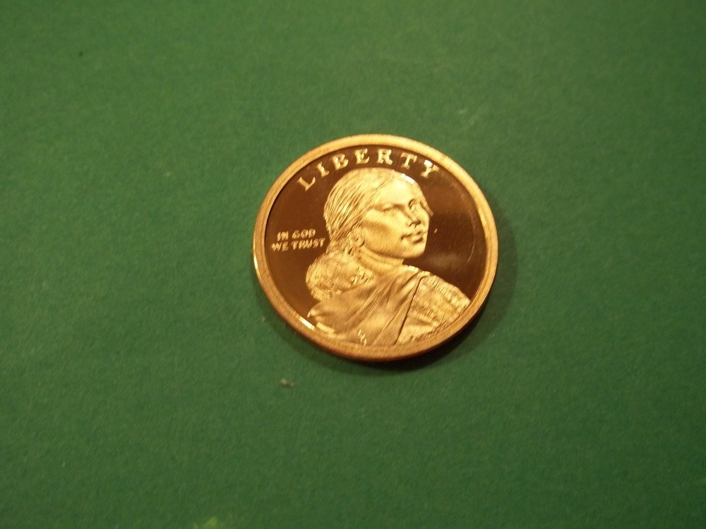 "S" Proof Gem Native American Dollars 2018 S