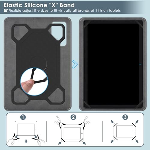 Universal 11 inch Tablet Case, Leather Protective Cover for 11 Inch Android