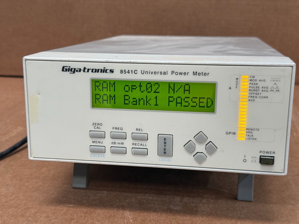 Gigatronics 8541C Universal Power Meter OPT 01, 03