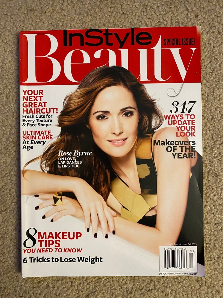 NEW Magazine: Instyle Beauty: Fall 2013: Special Issue: Rose Byrne