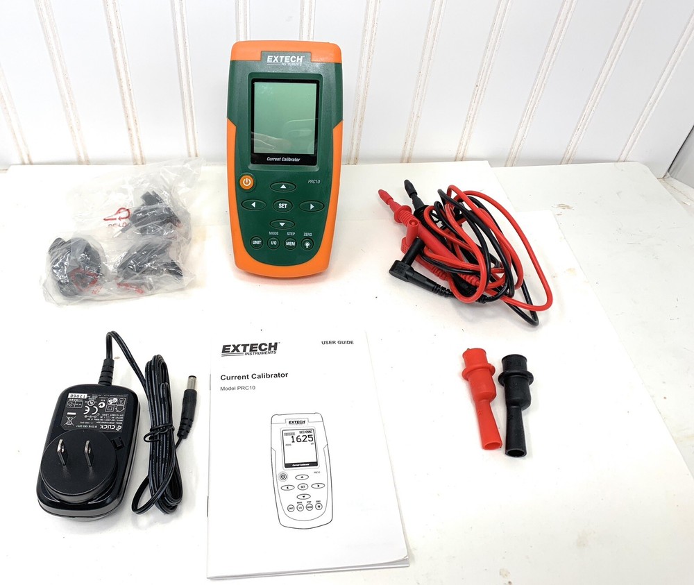 Extech PRC-10 Process Calibrator/Meter 0-24mA Kit w/case, leads, & AC adapter