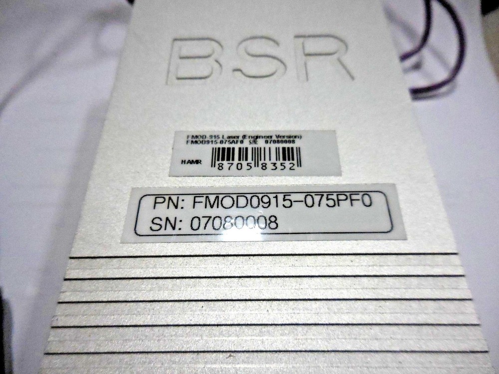 BSR FM0D0915-075PFO Laser Diode Module (Engineer Version)