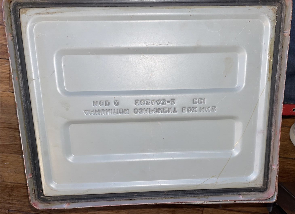 Vintage 1950's  AMMO COMPONENT BOX METAL MK2 MOD 0
