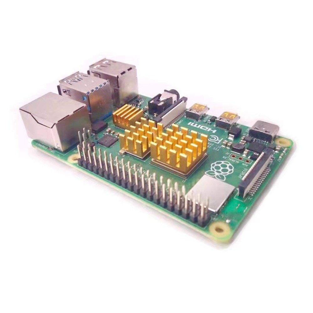 Easycargo 20pcs Raspberry Pi Heatsink Kit Aluminum + Multicolored (20pcs)