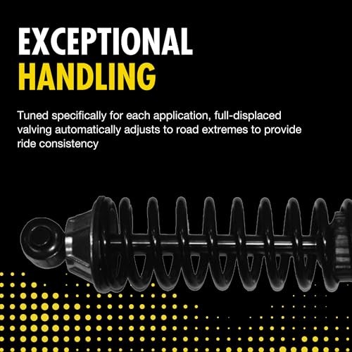 Load Adjusting 58637 Suspension Shock Absorber and Coil Spring Assembly Pack