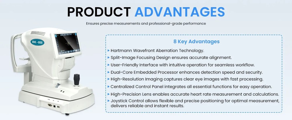 Auto Refractor The Corneal Curvature Power Auto refractometer with Keratometer