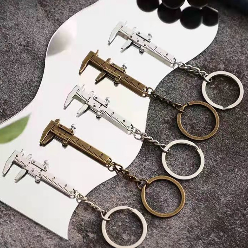 For Mini Jade Jewelry Caliper Pocketsized Keychain Pendant Tool for Precision