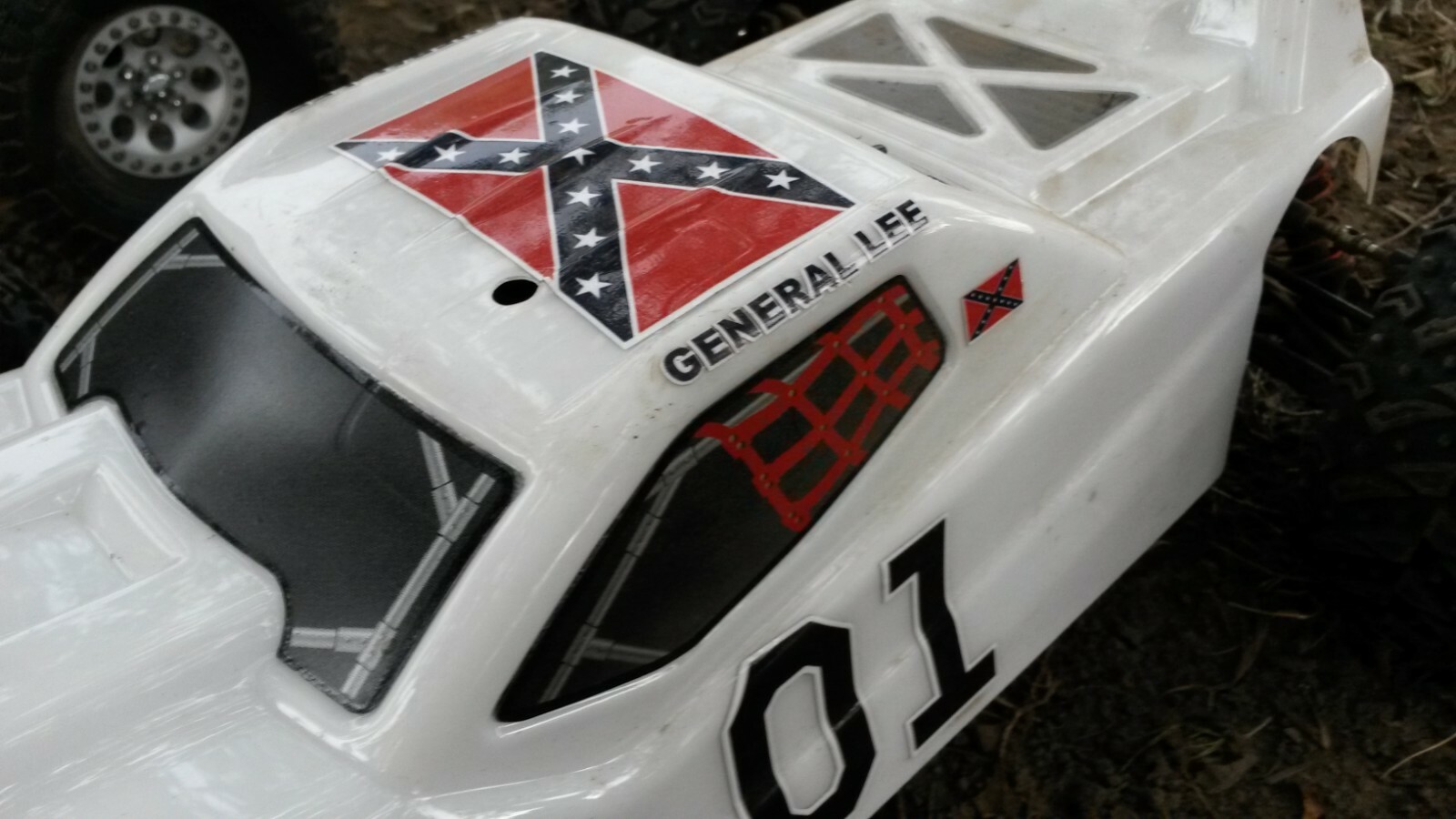 GENERAL LEE Dukes Of Hazzard 1/10 1/8 - RC Car Truck Crawler decals Stickers