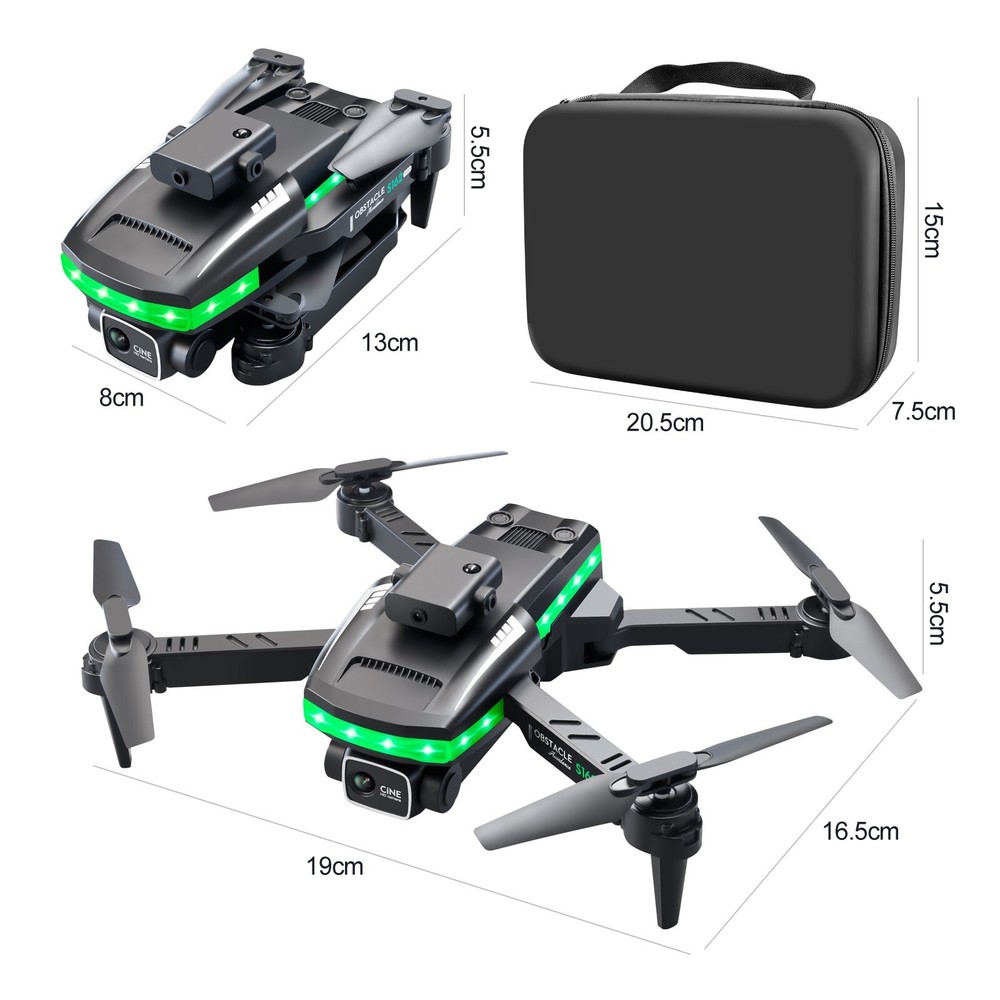 S162 RC Drones Dual Cameras 360° Headless Mode 3pc battery