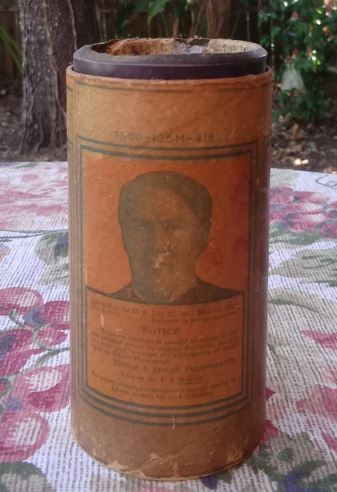 EDISON AMBEROL RECORD # 3509-125M-418