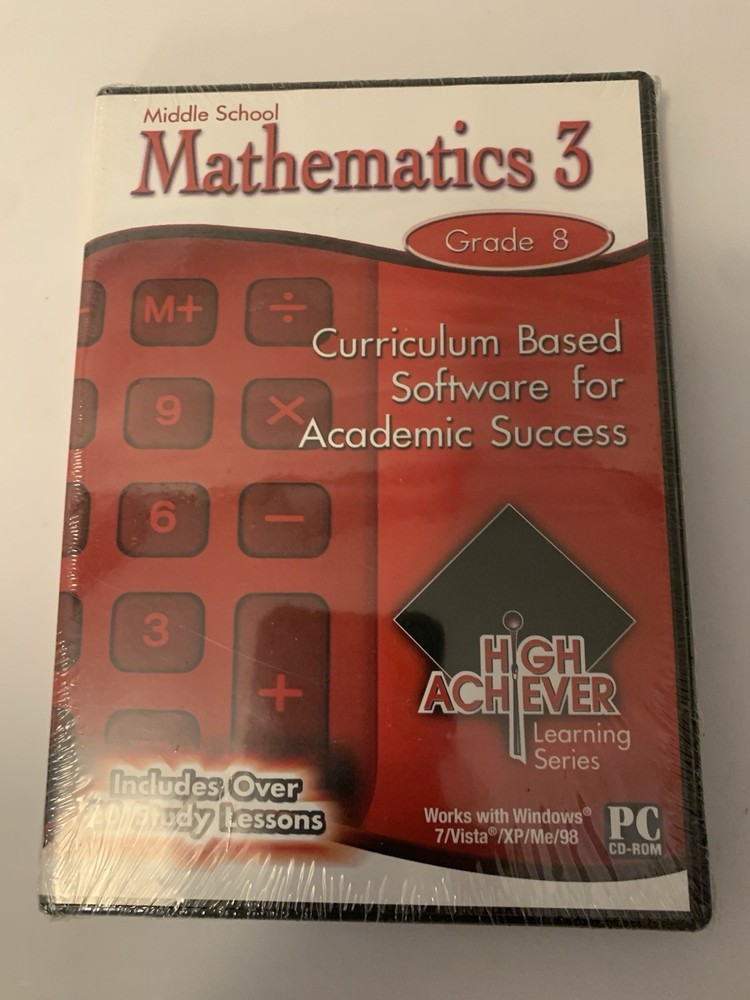 New Pc Treasures High Achiever Mathematics 3 Sealed