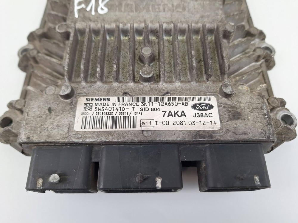 Ford Focus 2006 Engine Control Module 3N1112A650AB kW BVV454