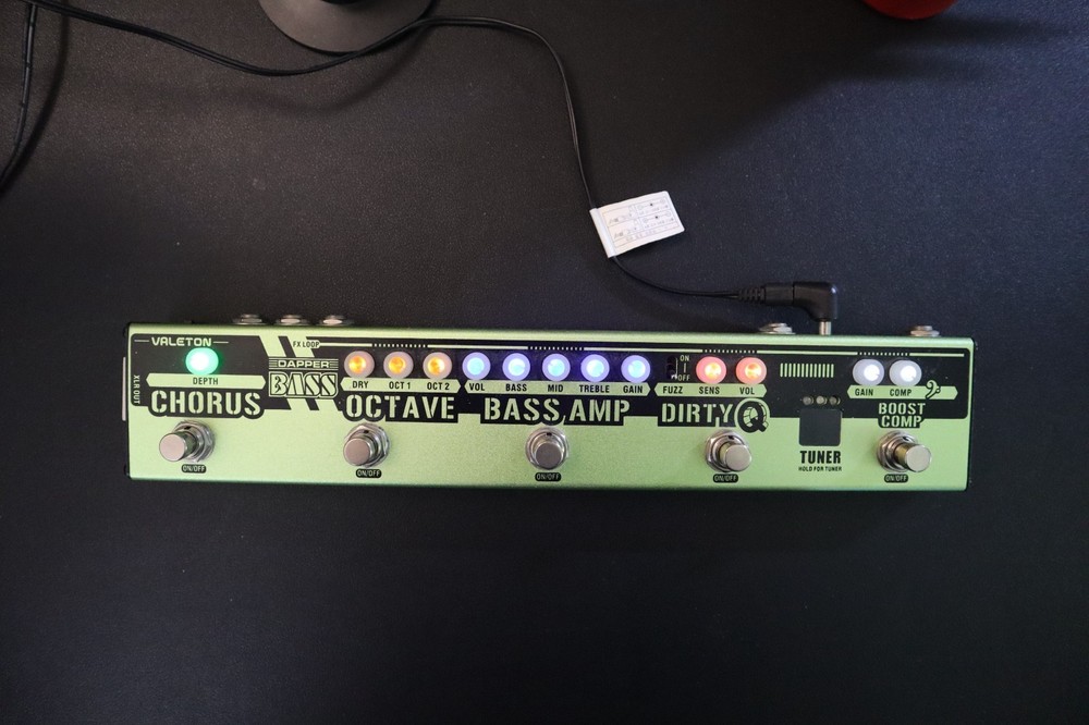 VALETON DAPPER BASS Multi Effects Pedal – Fully Working