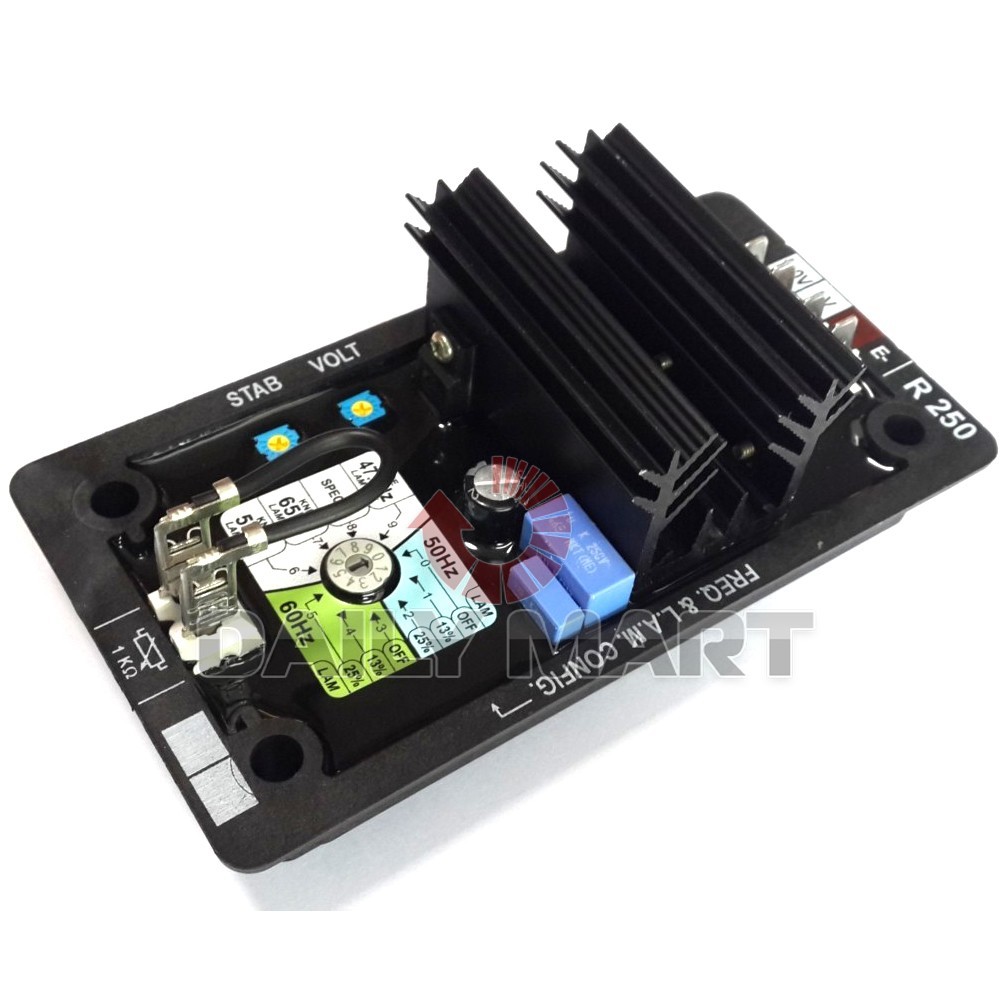 Automatic Voltage Regulator Module AVR R250 Genset Part Generator Alternator Fre