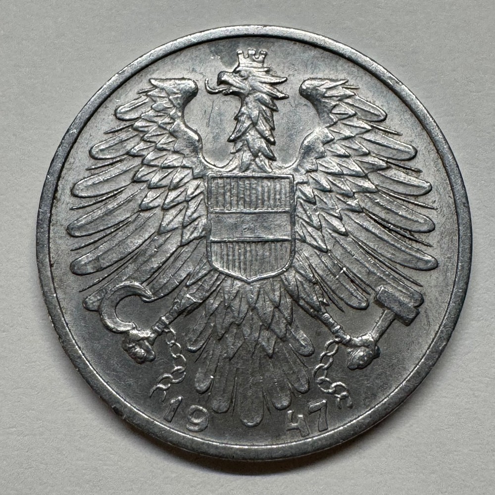 1947 Austria 1 Schilling - Coin #D-019