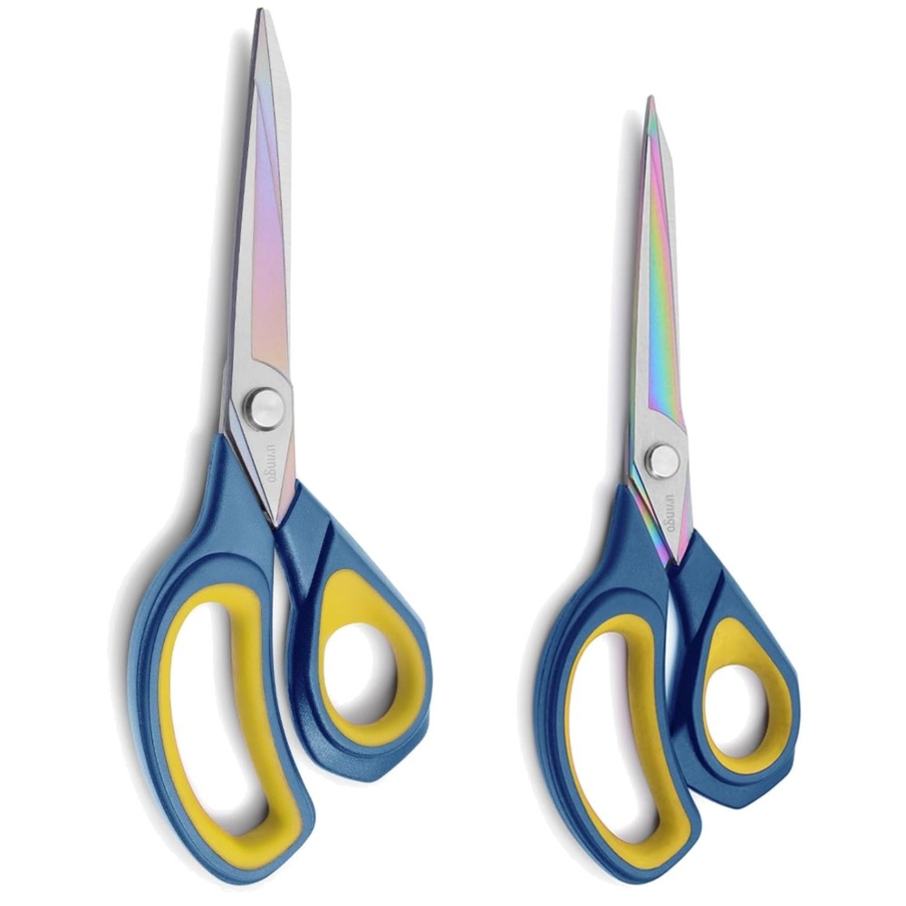 2 Pack Sharp Fabric Scissors - Heavy Duty Scissors