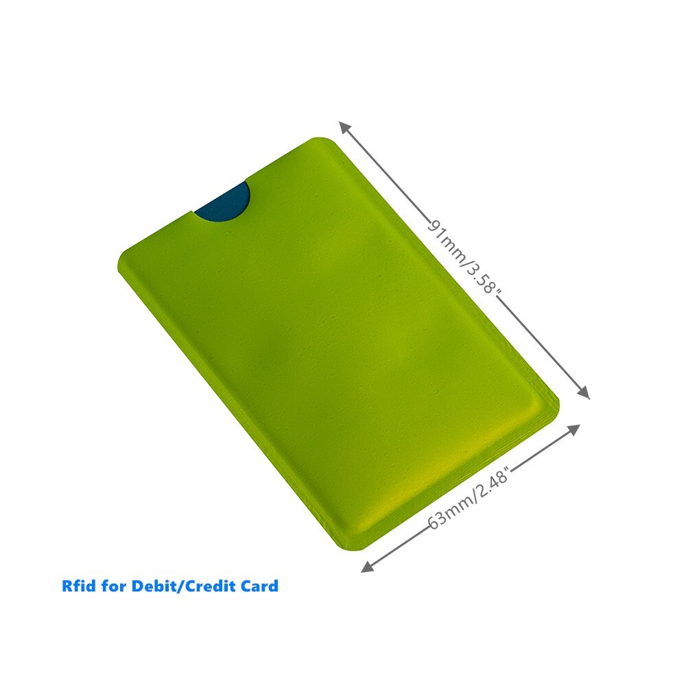 RFID Sleeve Debit/Credit Card Passport Protector Colored Blocking Holder
