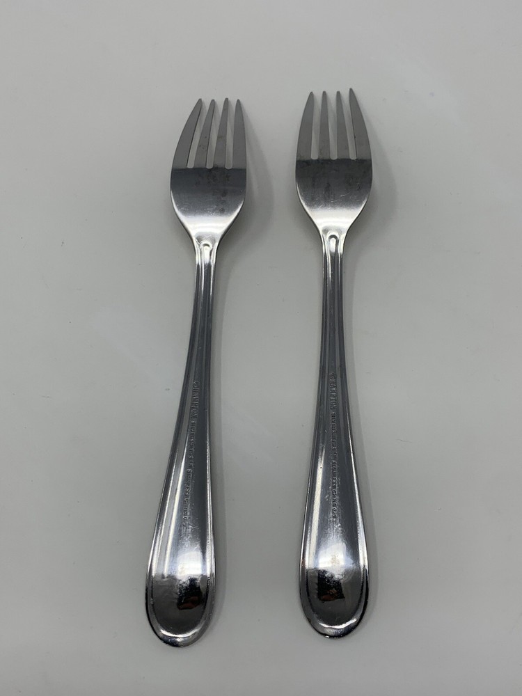Hampton Silversmiths CLARK Stainless Flatware 2 Dinner Forks