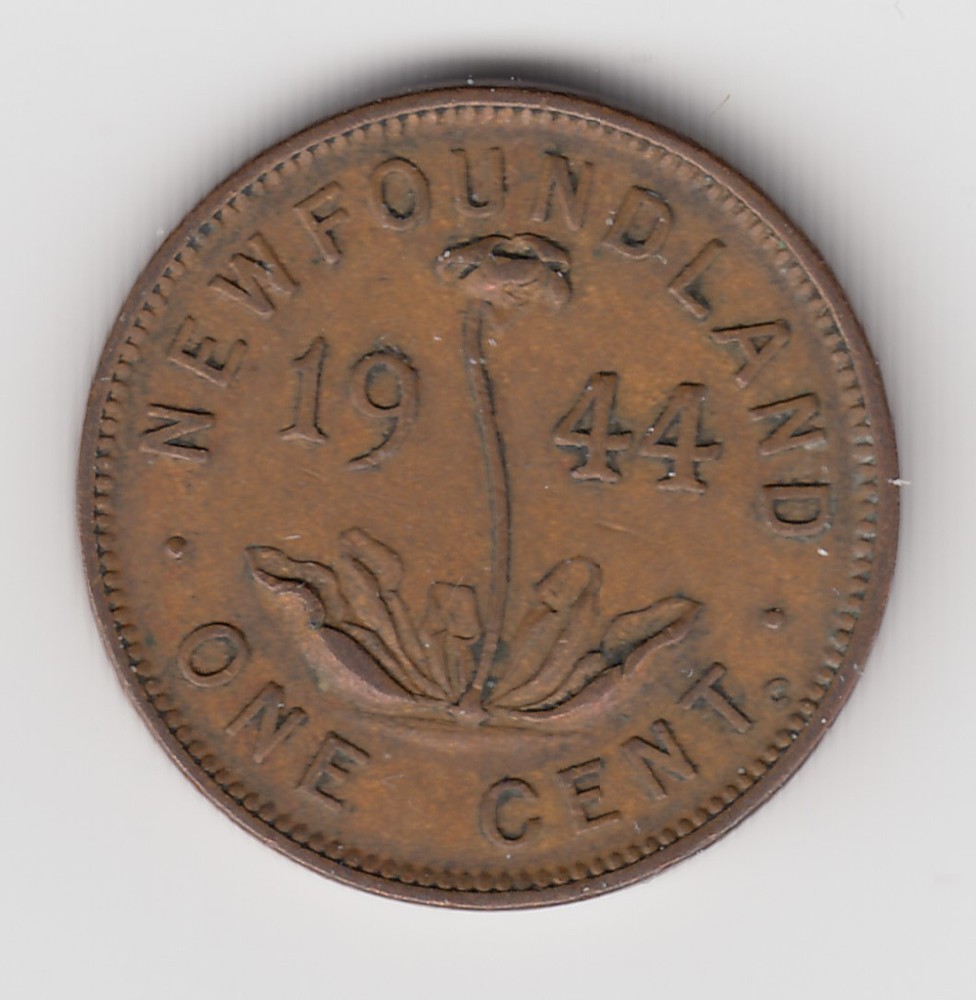 1944C Newfoundland One Cent   SC3