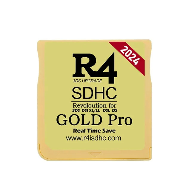 2025 Version R4 Gold Pro SDHC R4i For DS/3DS/2DS Revolution Cartridge + USB