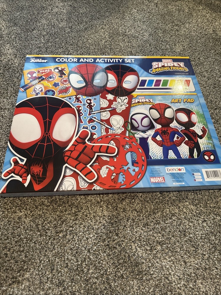 Marvel Spidey Color And Activity Set