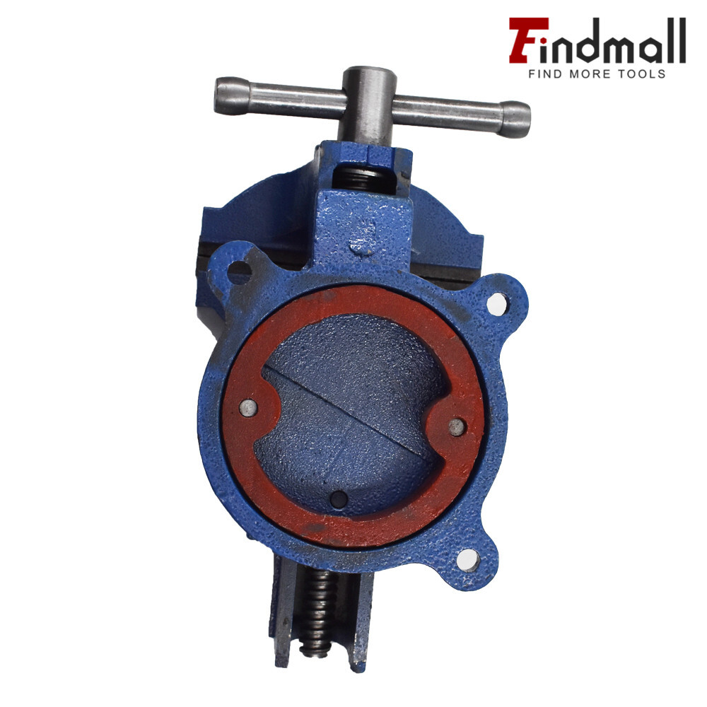 4" Bench Vise with Anvil Swivel Locking Base Table top Clamp Heavy Duty Vice