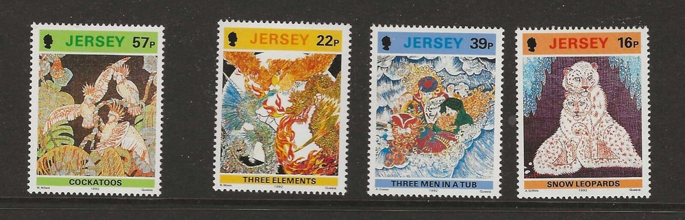 Jersey 1992 art MNH  (a434)