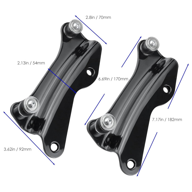 4 Point Docking Hardware Kit Quick Release Hardware Fit for Harley Davidso