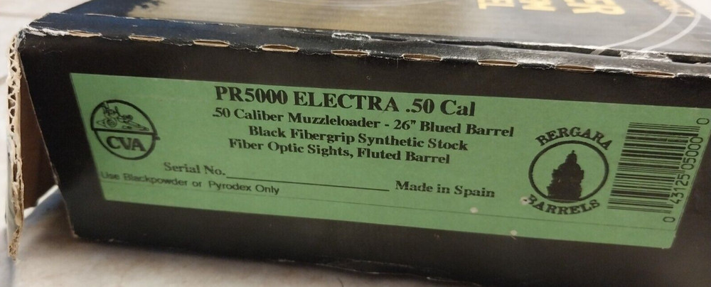 CVA Electra Muzzleloader Black Powder .50 Caliber Front Sight