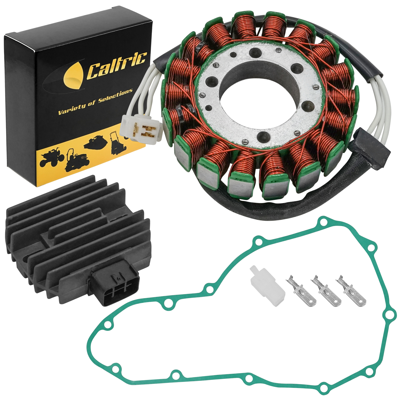 Stator Regulator Rectifier & Gasket for Kawasaki Ninja 650R EX650 2006-2011