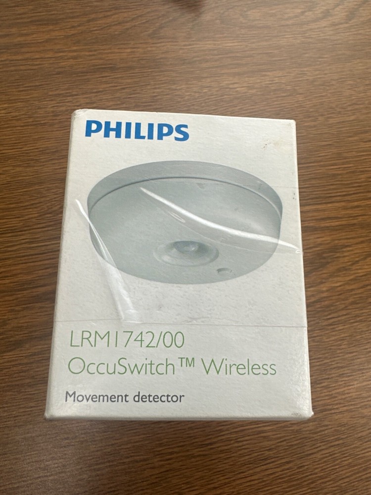 Philips OccuSwitch Wireless Vacancy Occupancy Ceiling Sensor + Wall Switch NEW