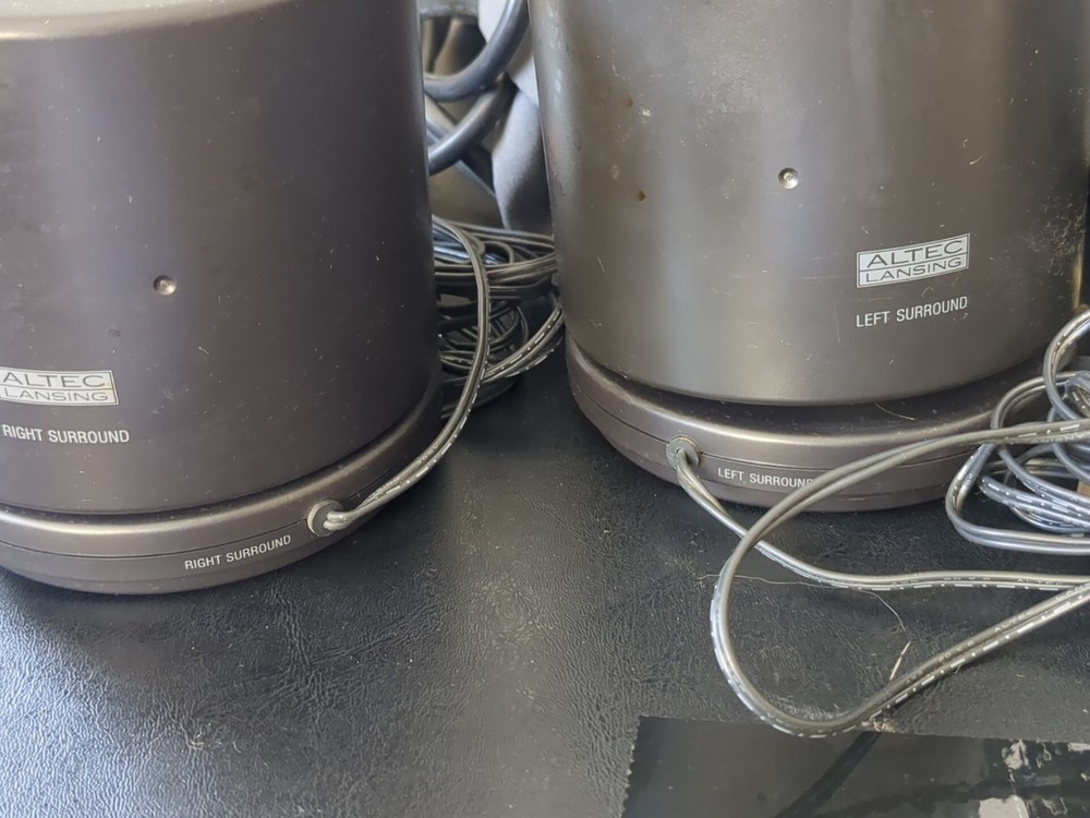 Altec Lansing ADA885 THX Computer Speaker System Dolby Digital Surround Tested