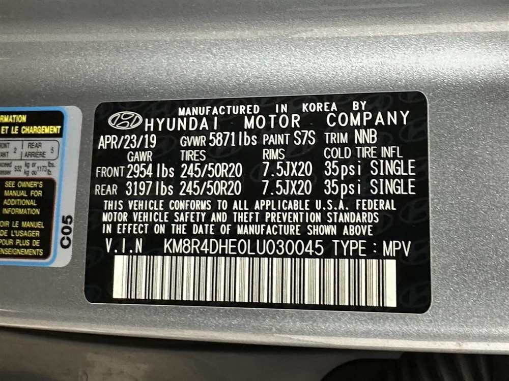 Camera/Projector Camera Windshield Upper Center Fits 20-22 PALISADE 2828267