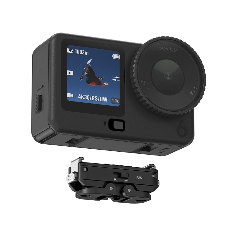 Quick Release Metal Mount For Action Camera With Lock Button And