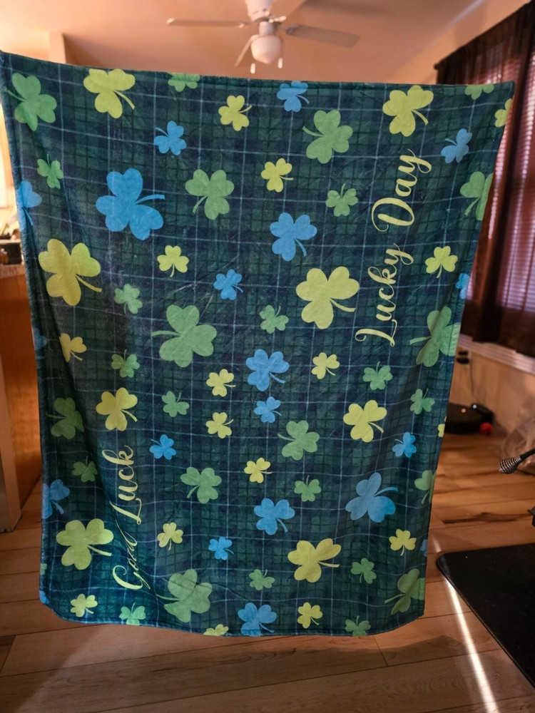 St. Patrick's Day blanket - new