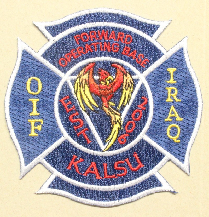 Army Patch:  Forward Operating Base KALSU, Iraq 2006
