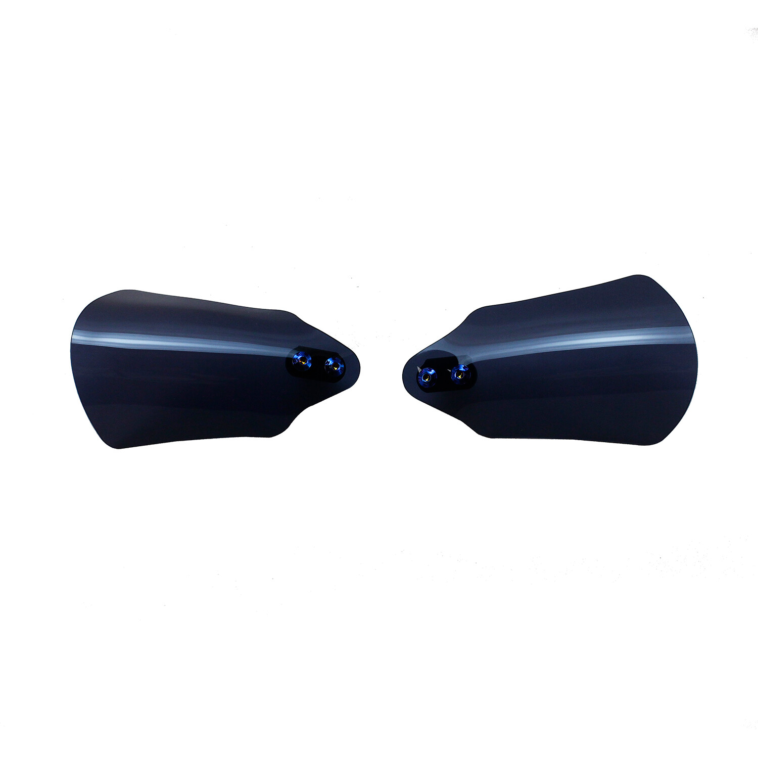 Ink Black Hand Grips Protector Windshield For Harley Softail Dyna Street Bob FLD