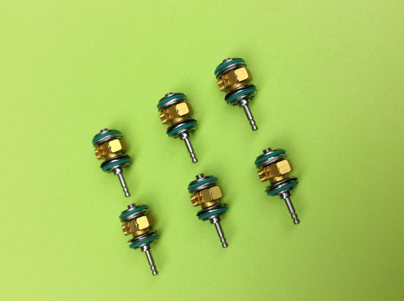 STAR DENTAL 430 TURBINE PUSH BUTTON CERAMIC LOT OF 6 "GOLD SERIES" LUBE FREE