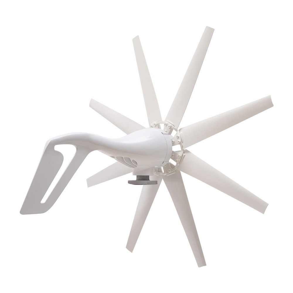 600W 8 Blades Wind Turbine Generator Kit with Charge Controller Windmill Power
