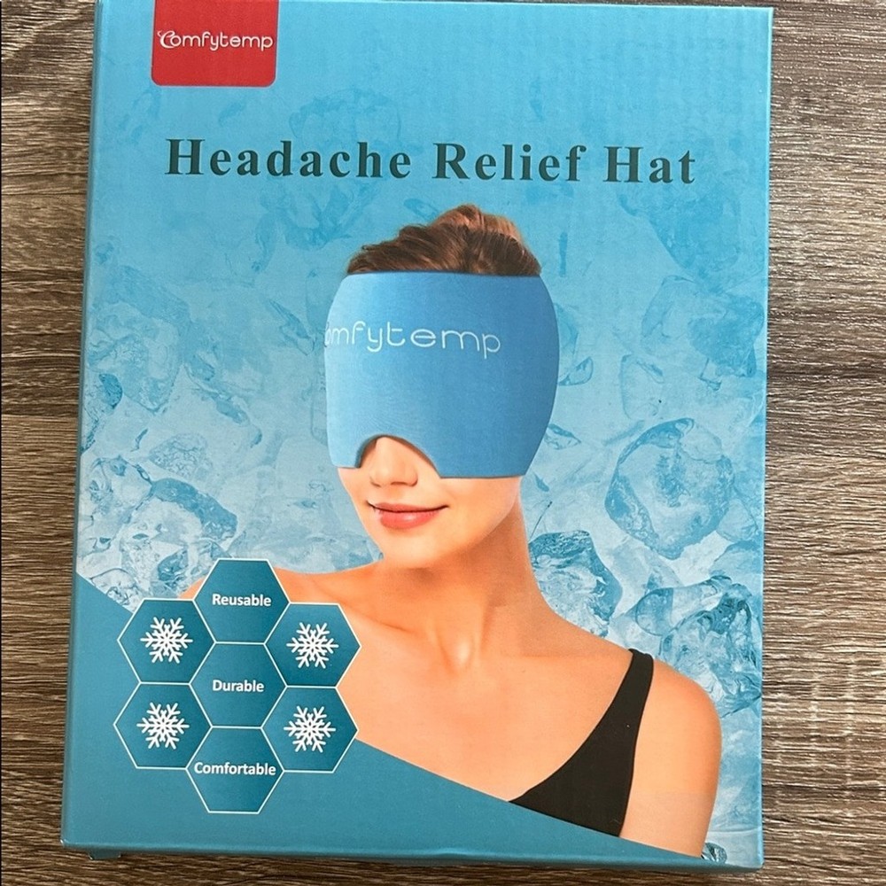 Blue Headache Relief Hat