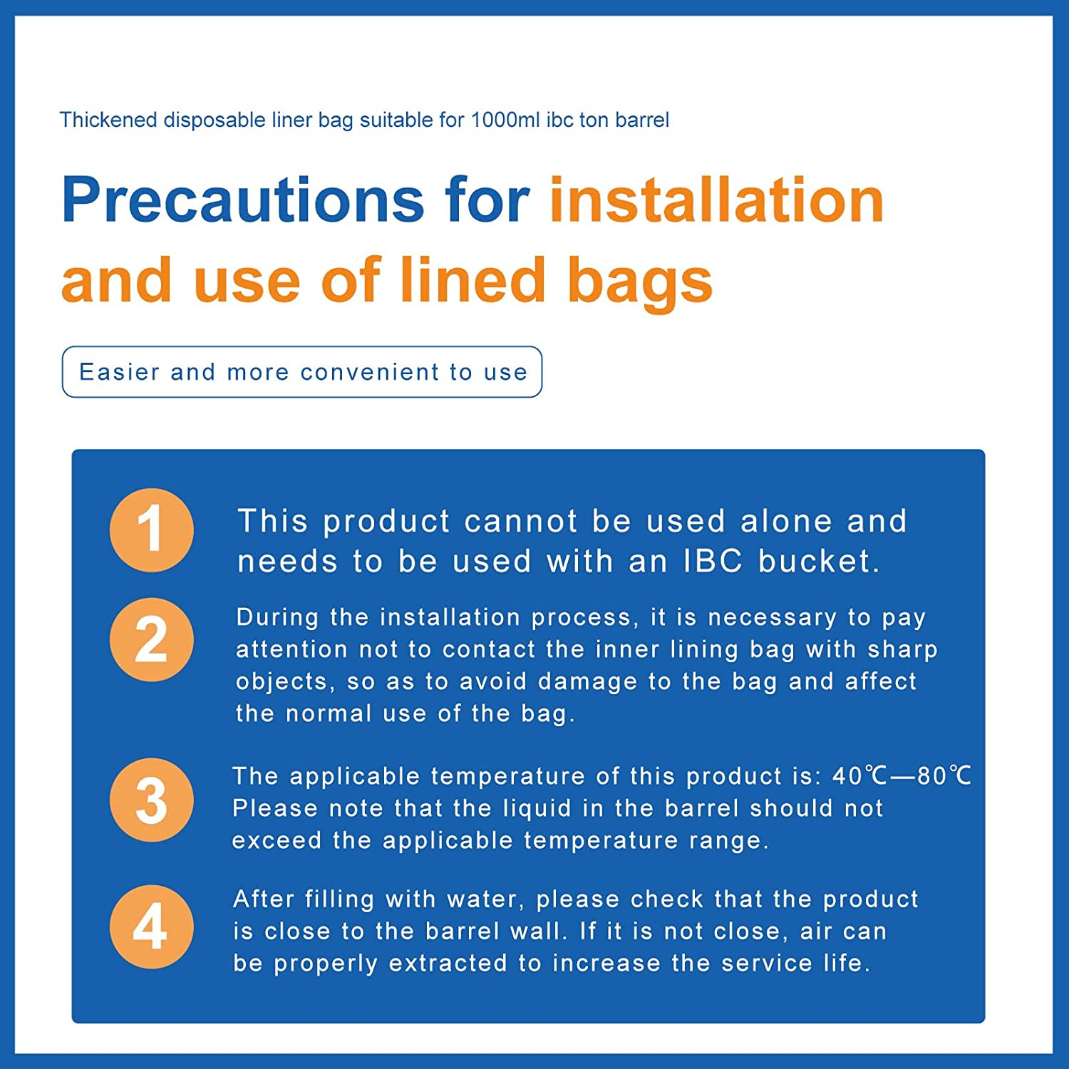 275 Gallon 1000 Liter Rain Barrel Protective Accessorie with Bottom Water Outlet