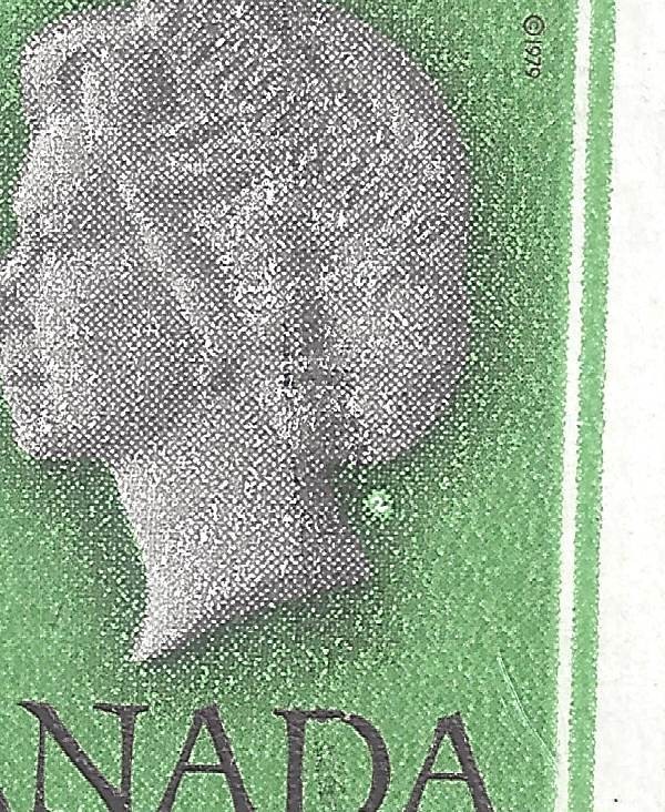 CANADA # 789 VF USED "DANGLING EARRING" PRINT ERROR BS31584