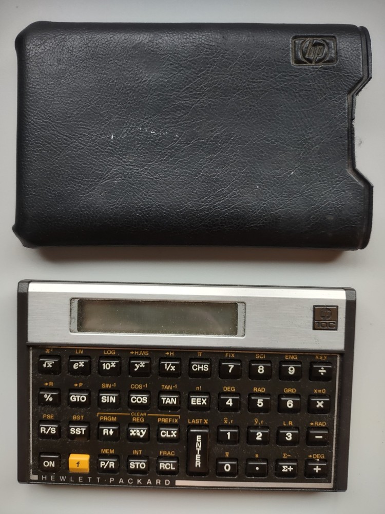 Hewlett-Packard HP 10c, good condition, no battery, untested