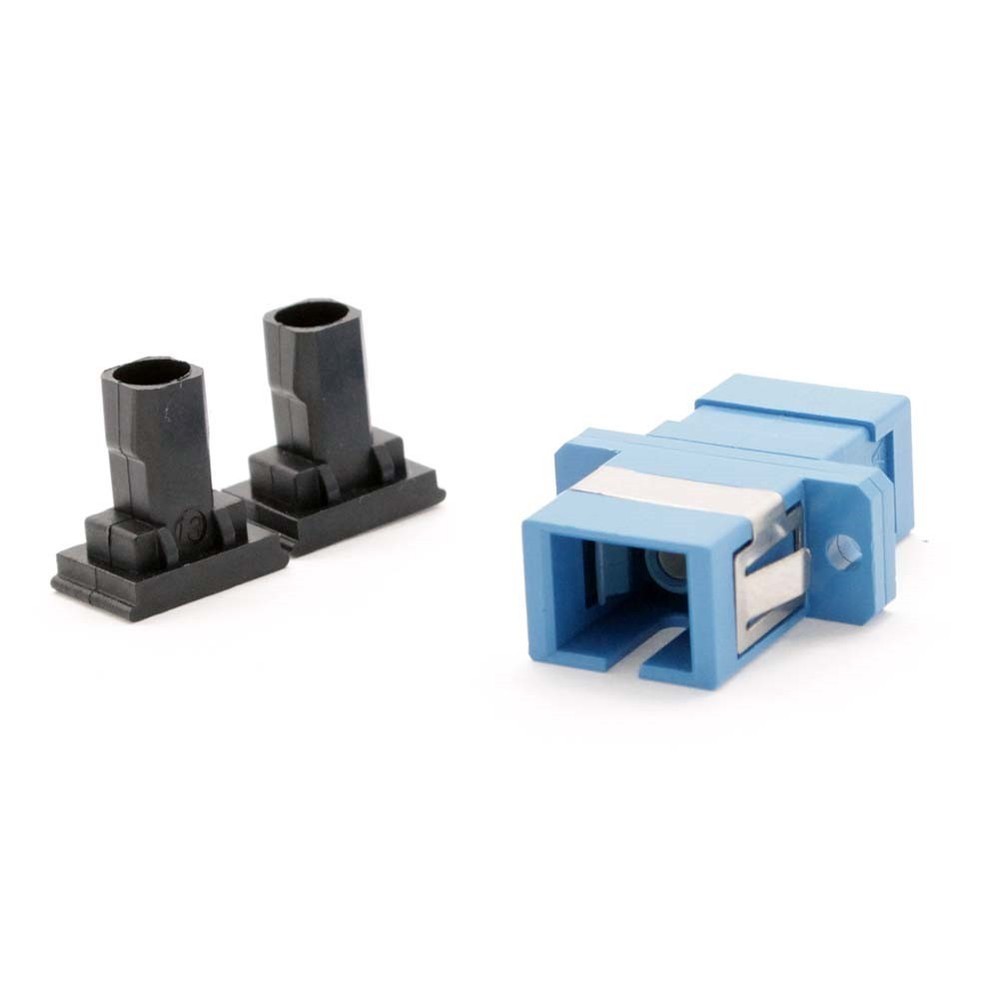 8 Pcs SC to SC Single Mode Simplex Fiber Optic Optical Coupler Adapter Connector