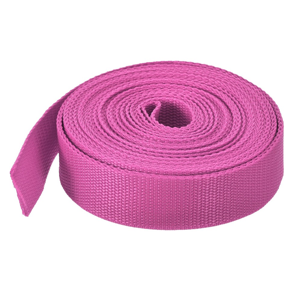 Lightweight Polypropylene Webbing Strap 0.8" 10 Yard Backpack Plum Red