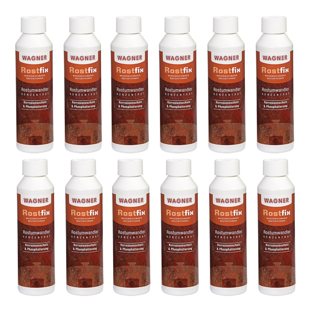 Rust Converter Rust Remover Tank Wagner 12 x 250 ml Rust Rust Remover Rust Remover