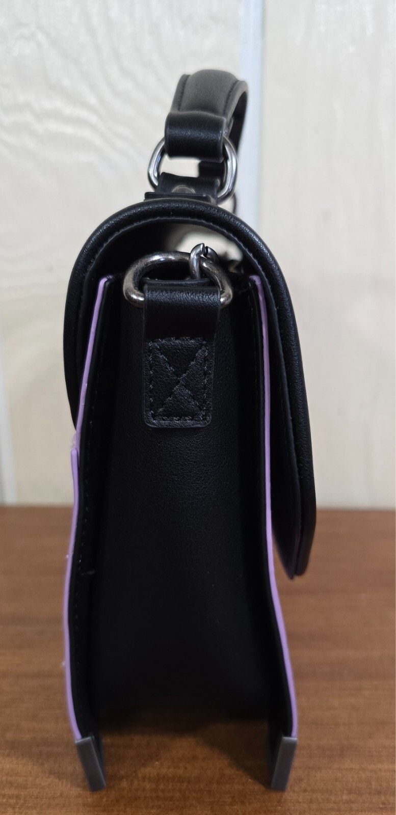 Disney Loungefly Parks The Haunted Mansion Wallpaper Eyes Crossbody Bag Purse