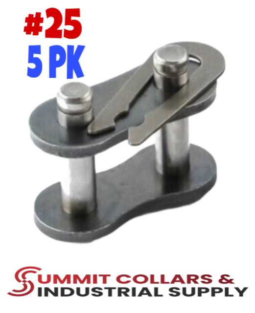 (5) #25 Roller Chain Connecting Links